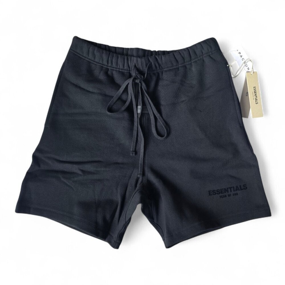 Fear of God Essentials Shorts Black NWT Minimal Streetwear - Picture 4 of 8